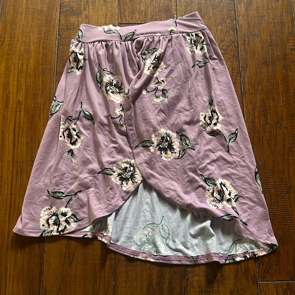 kids floral skirt